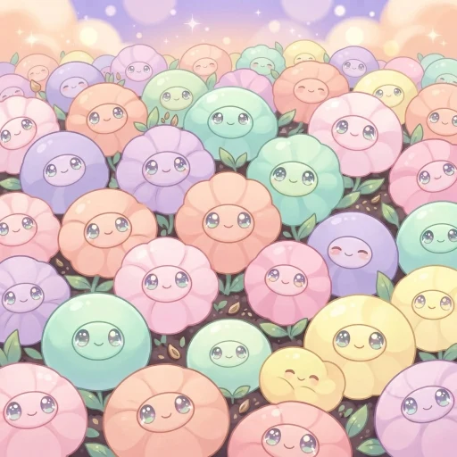 Mochi Bloom - free grow-the-garden puzzle game