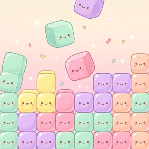 Mochi Fall - free falling blocks puzzle game
