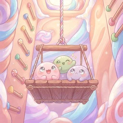 Mochi Lift - free steady winch elevator game