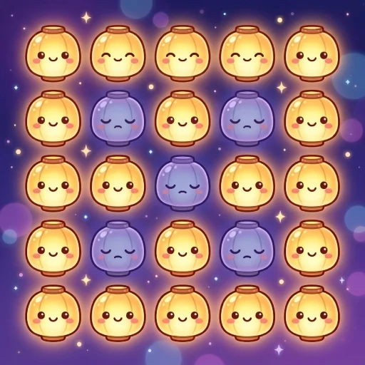 Mochi Lights - free Lights Out toggle puzzle game