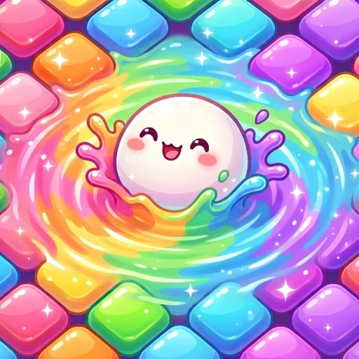 Mochi Paint - free Flood-It colour puzzle game