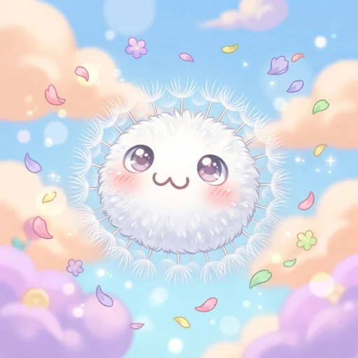 Mochi Puff - free floating seed sky game