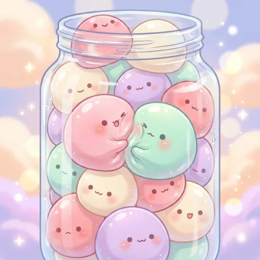 Mochi Squish - free soft-body merge puzzle game
